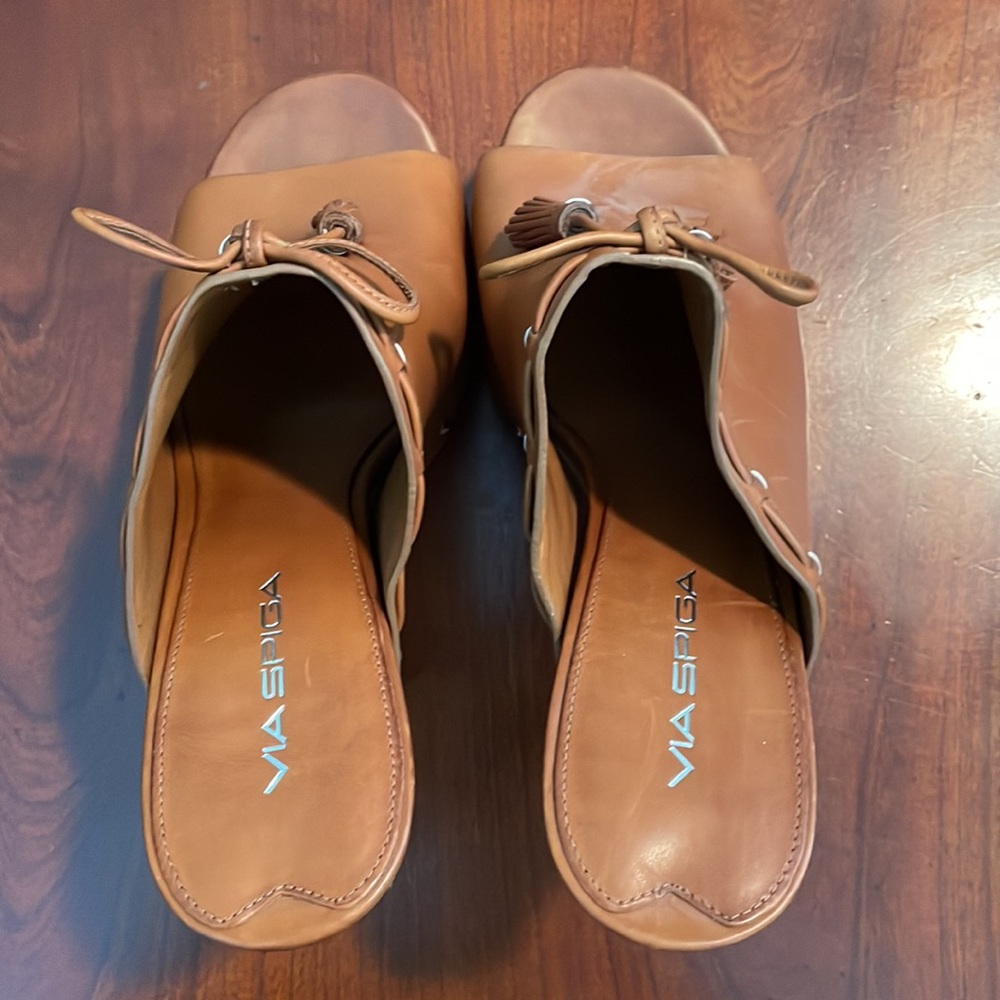 Via Spiga ALLSTON Leather Heels Size 8 - Picture 6 of 9